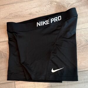 Black Nike Pro 3” Bike Shorts- Womens M